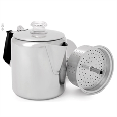  GSI Glacier Perc Kaffe Percolator, rustfrit stål, 900 ml.